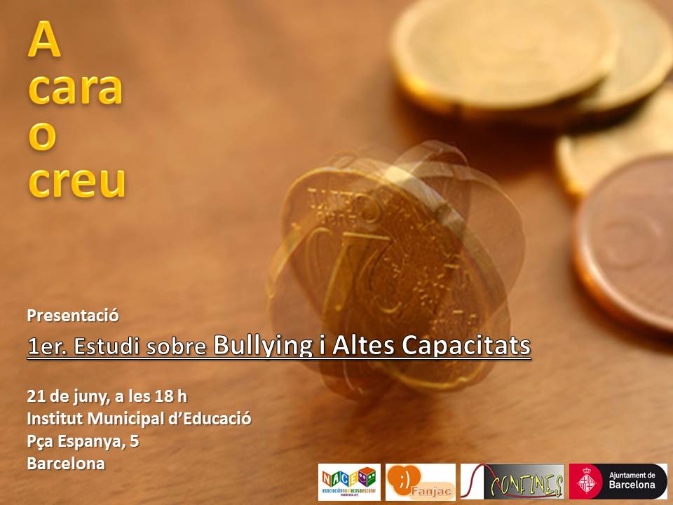 Presentació del primer estudi de Catalunya sobre l'incidència de l'assetjament escolar en alumnes amb altes capacitats