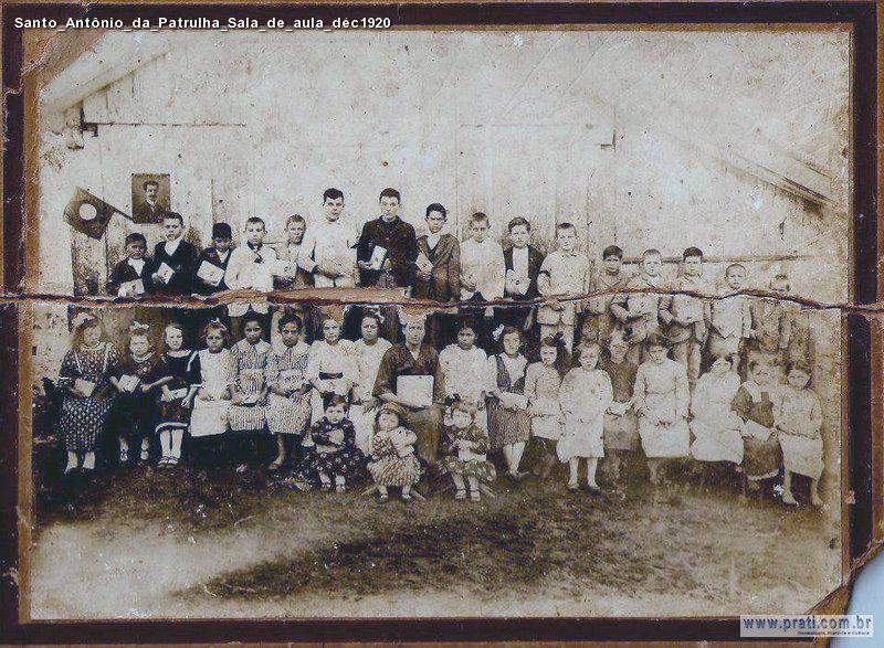 Una clase en 1920